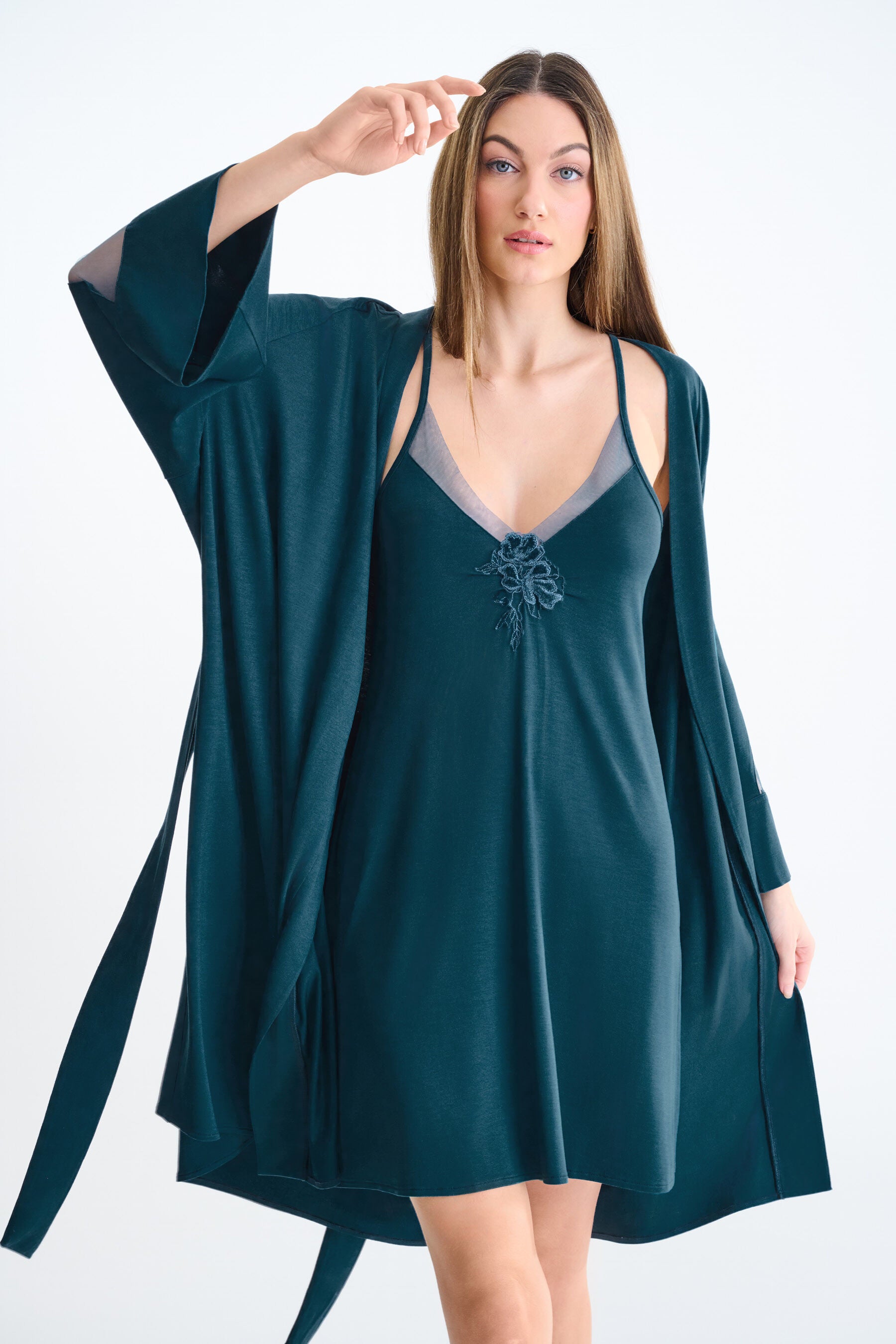 Noční košile Lisca Velvet Luxe 023506