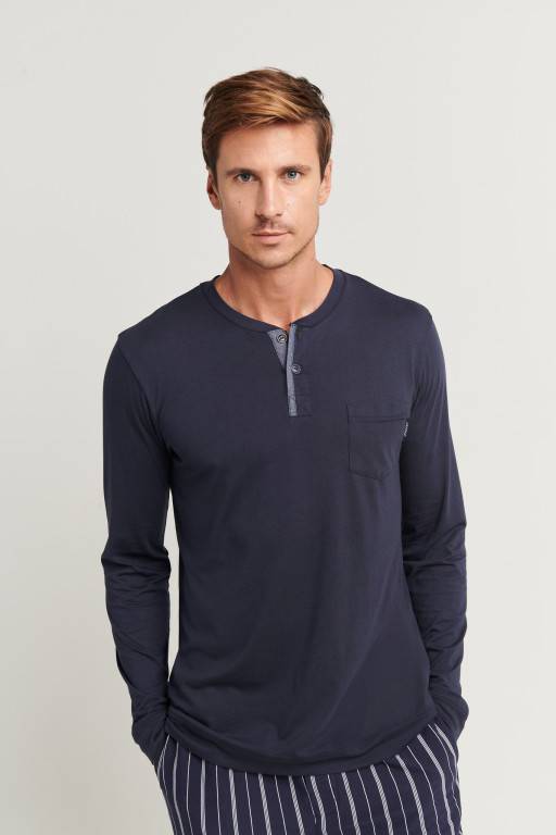 Pánské triko s dlouhým rukávem Jockey 500730H