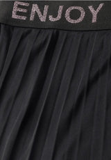 Sukně Street One 362073 v černé barvě – detail nápisu na pasu