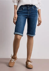 Džínové šortky Street One 380314 Casual Fit