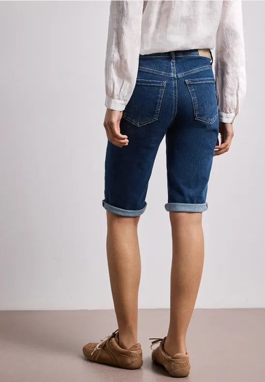 Džínové šortky Street One 380314 Casual Fit