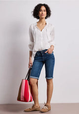 Džínové šortky Street One 380314 Casual Fit