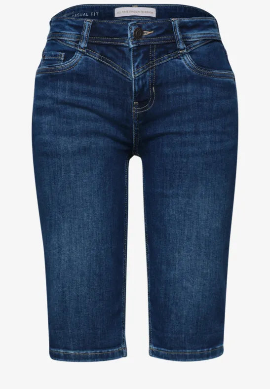 Džínové šortky Street One 380314 Casual Fit